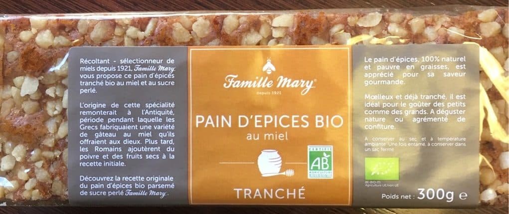Famille mary Pain d’epices packshot