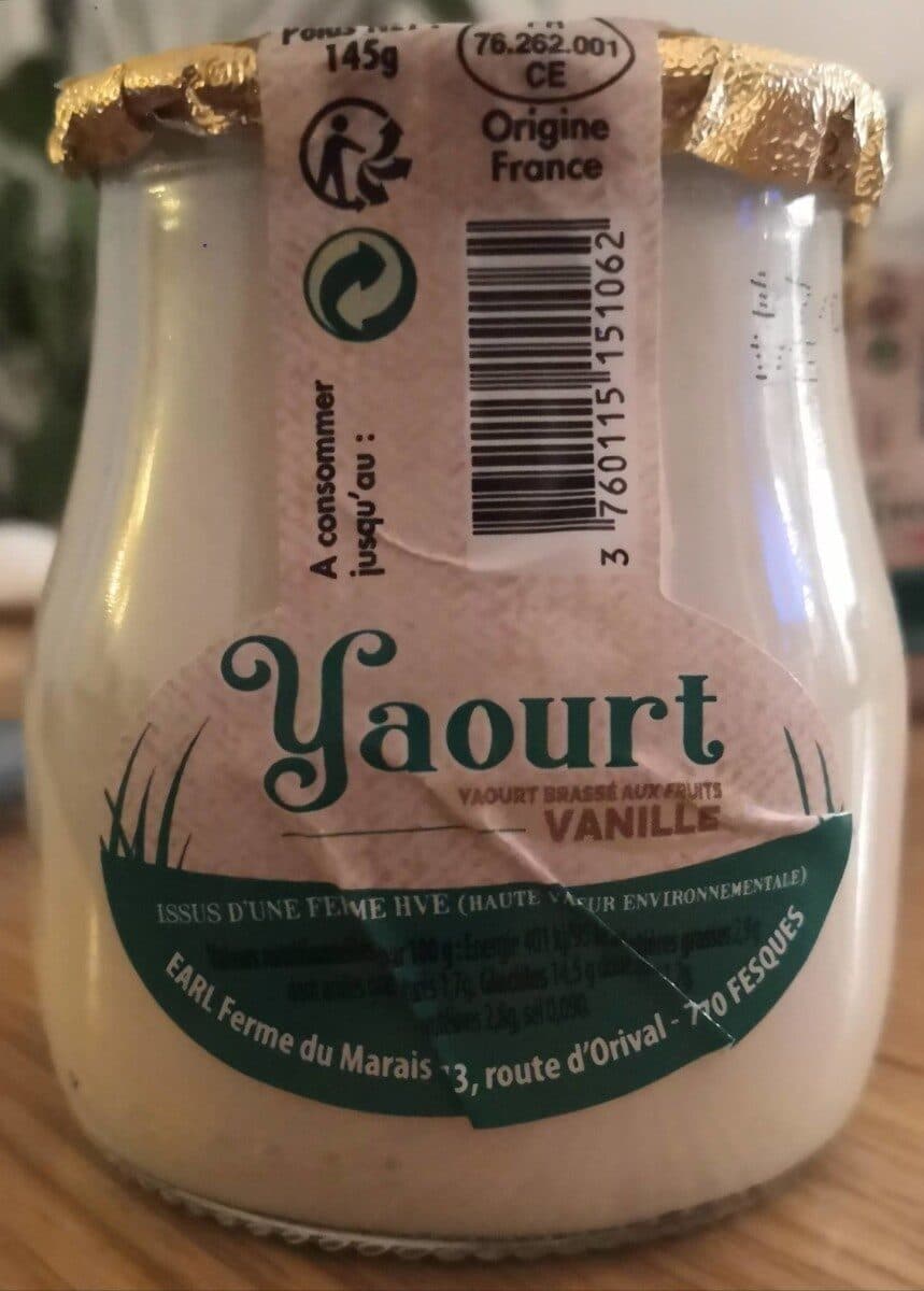 Yaourt De La Ferme Du Marais Yaourt de la Ferme du Marais saveur Vanille packshot