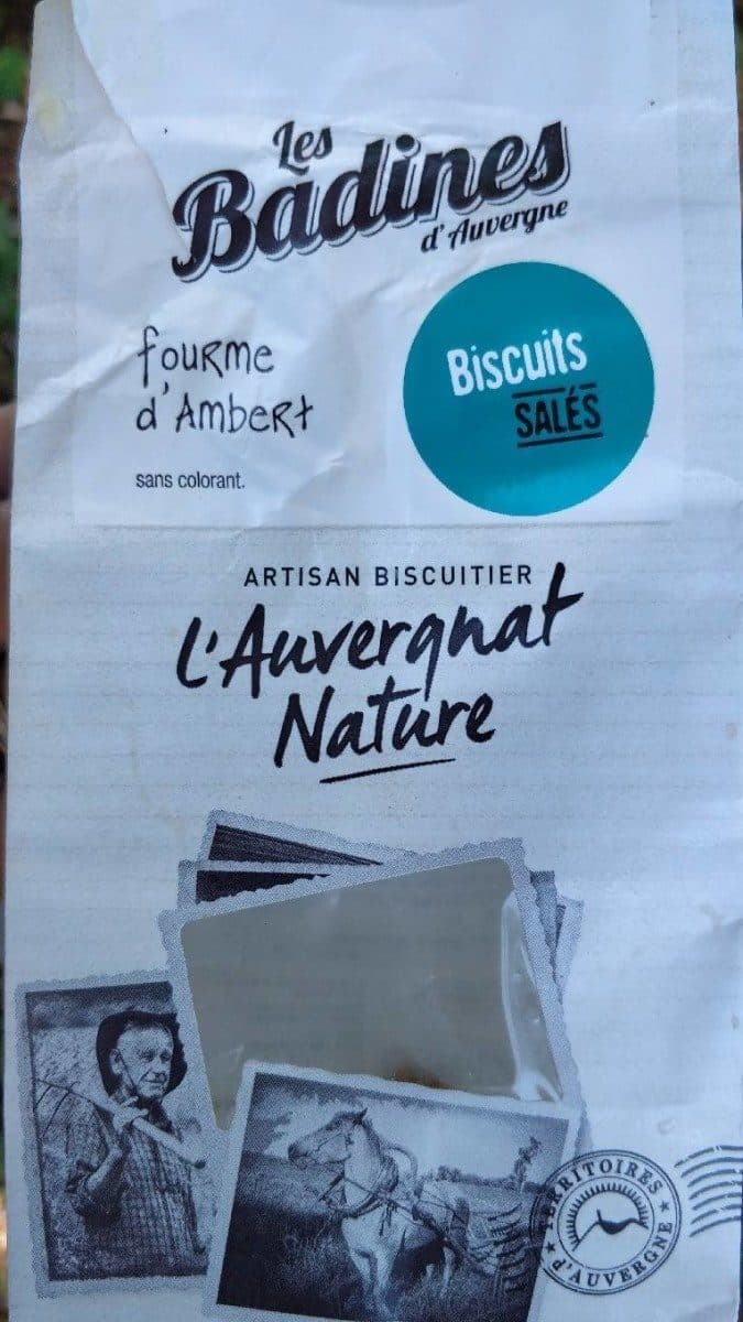 L'AUVERGNAT NATURE Les Badines d'Auvergne salés à la fourme d'Ambert packshot