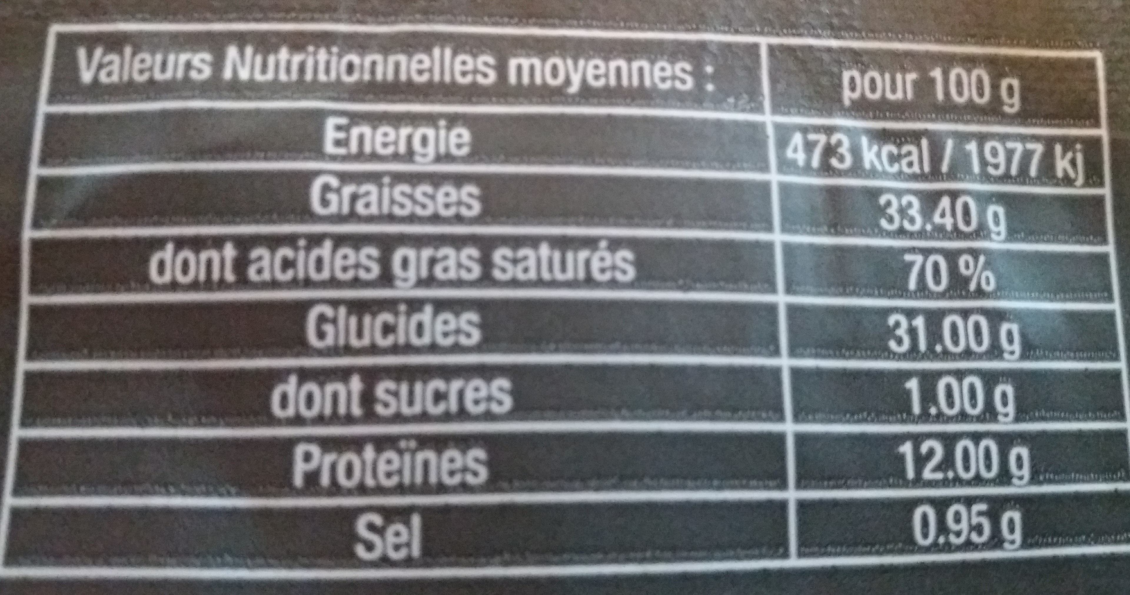 Open Food Facts Les Margottes d'Auvergne packshot