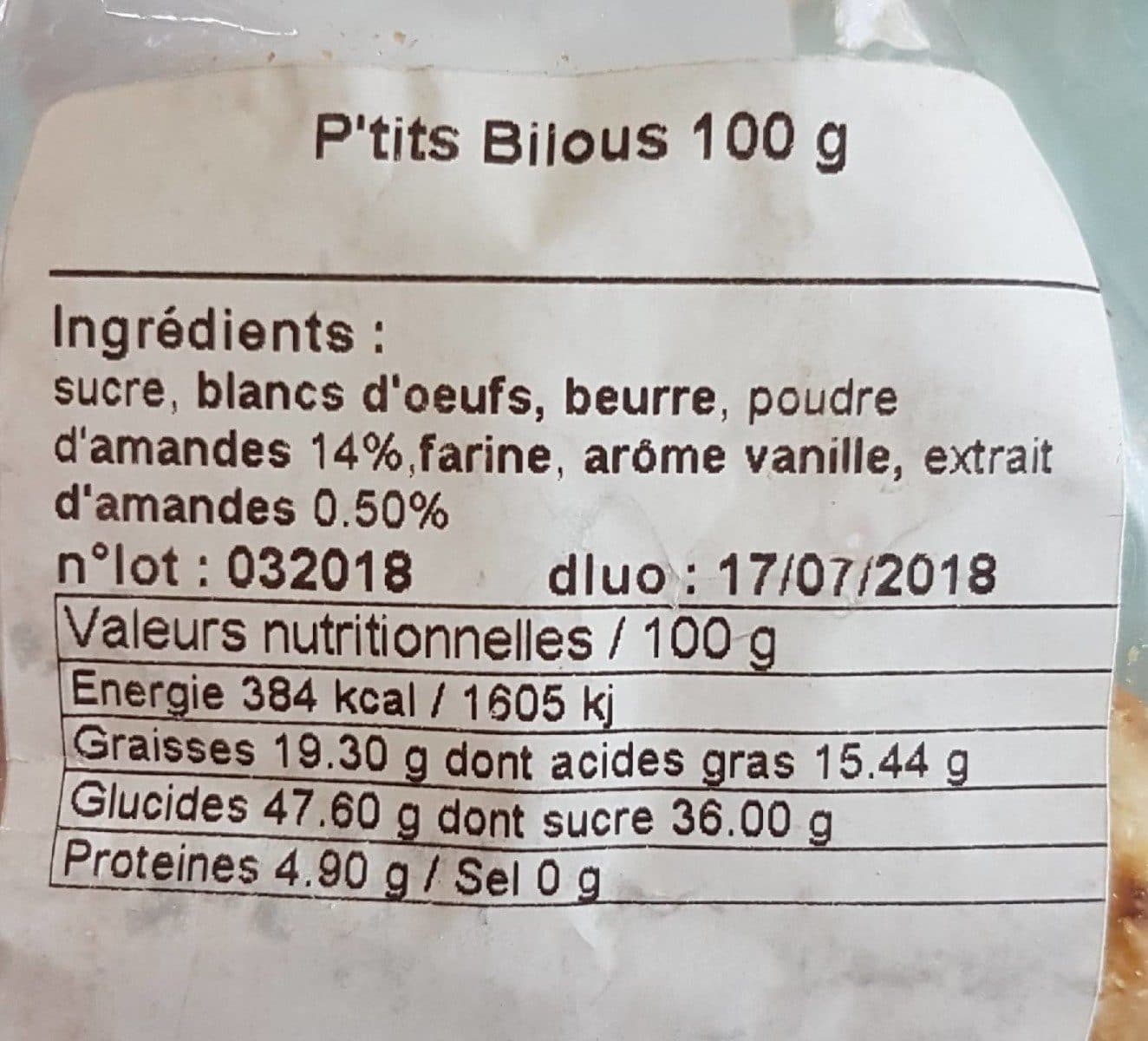 Open Food Facts Les P'tits Bilous packshot