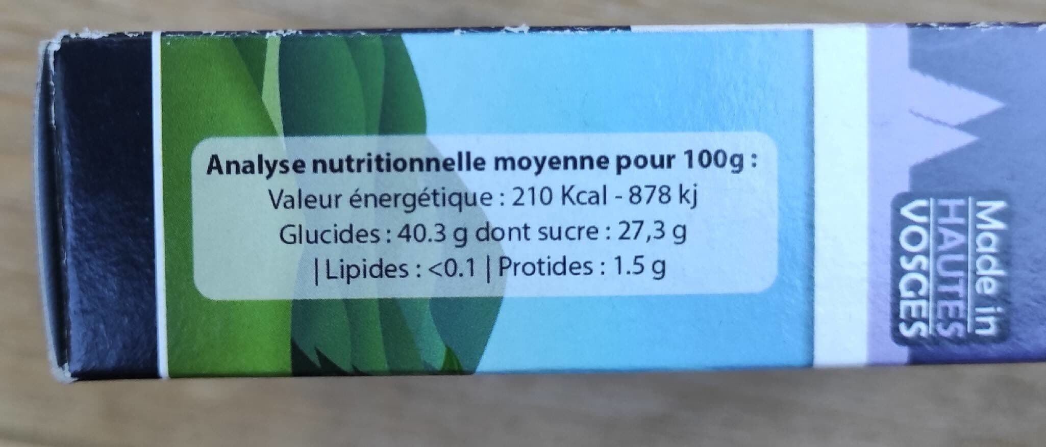 Vosges Essentia Gomme myrtille sauvage des Vosges packshot