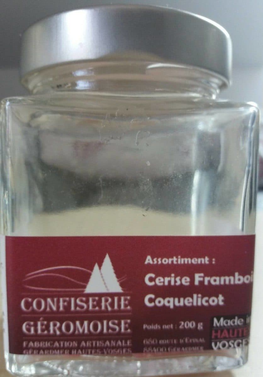 Open Food Facts Assortiment : Cerise Framboise Coquelicot packshot