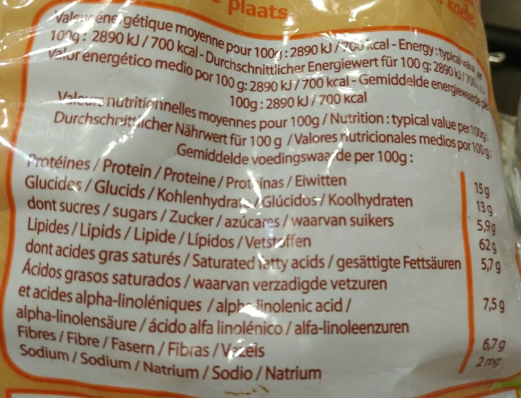 Coqueline Noix sèches de Grenoble sachet packshot
