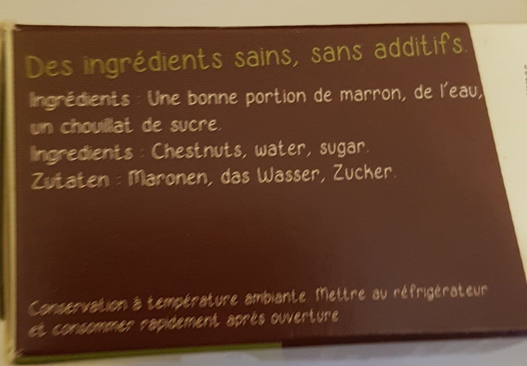 Arthur Et Marie Marrons Cuits packshot