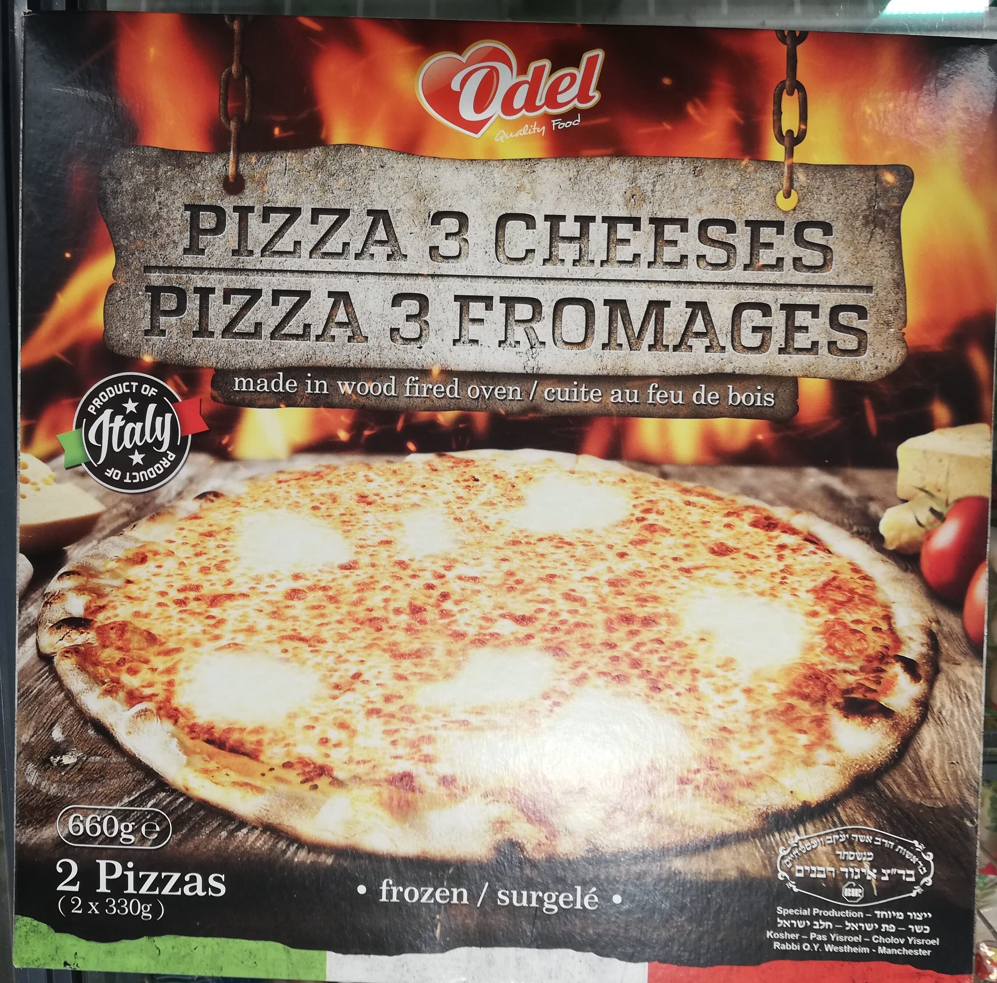 Odel Pizza 3 fromages packshot