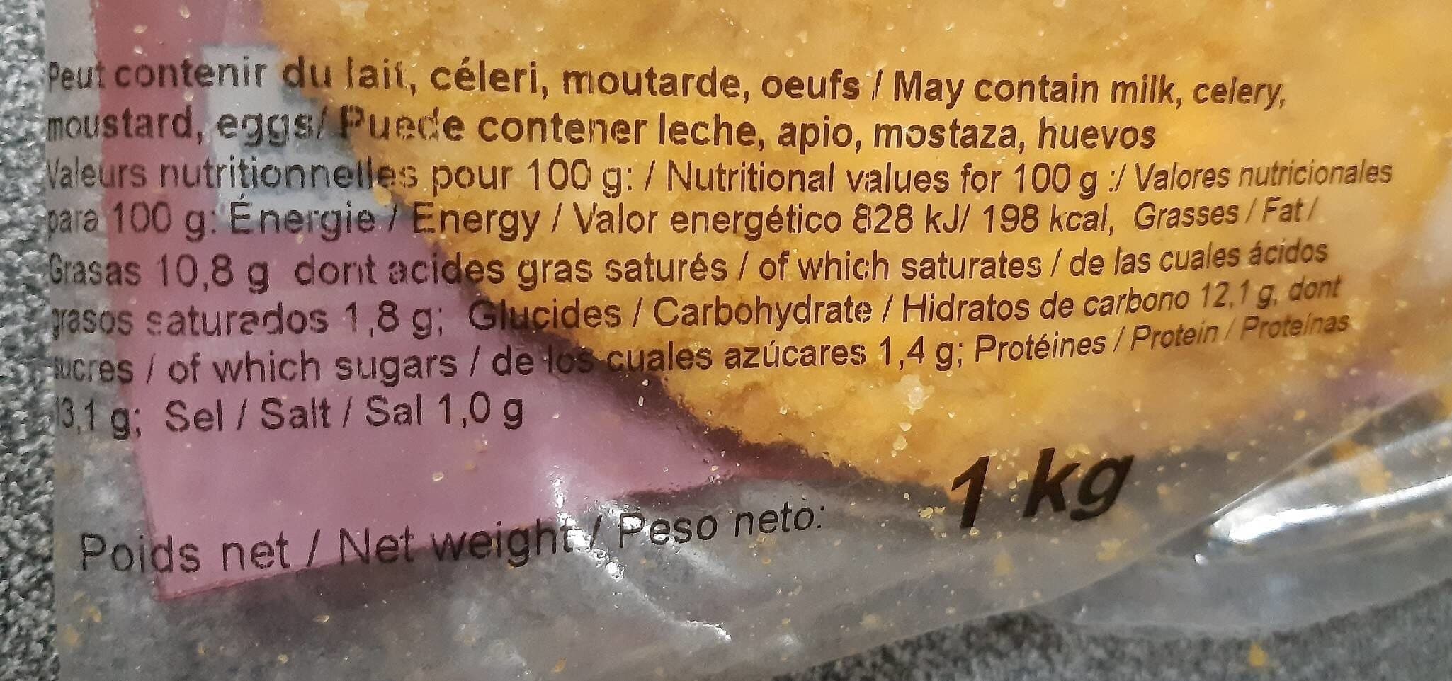 Open Food Facts Burger de filet poulet cuit pane packshot