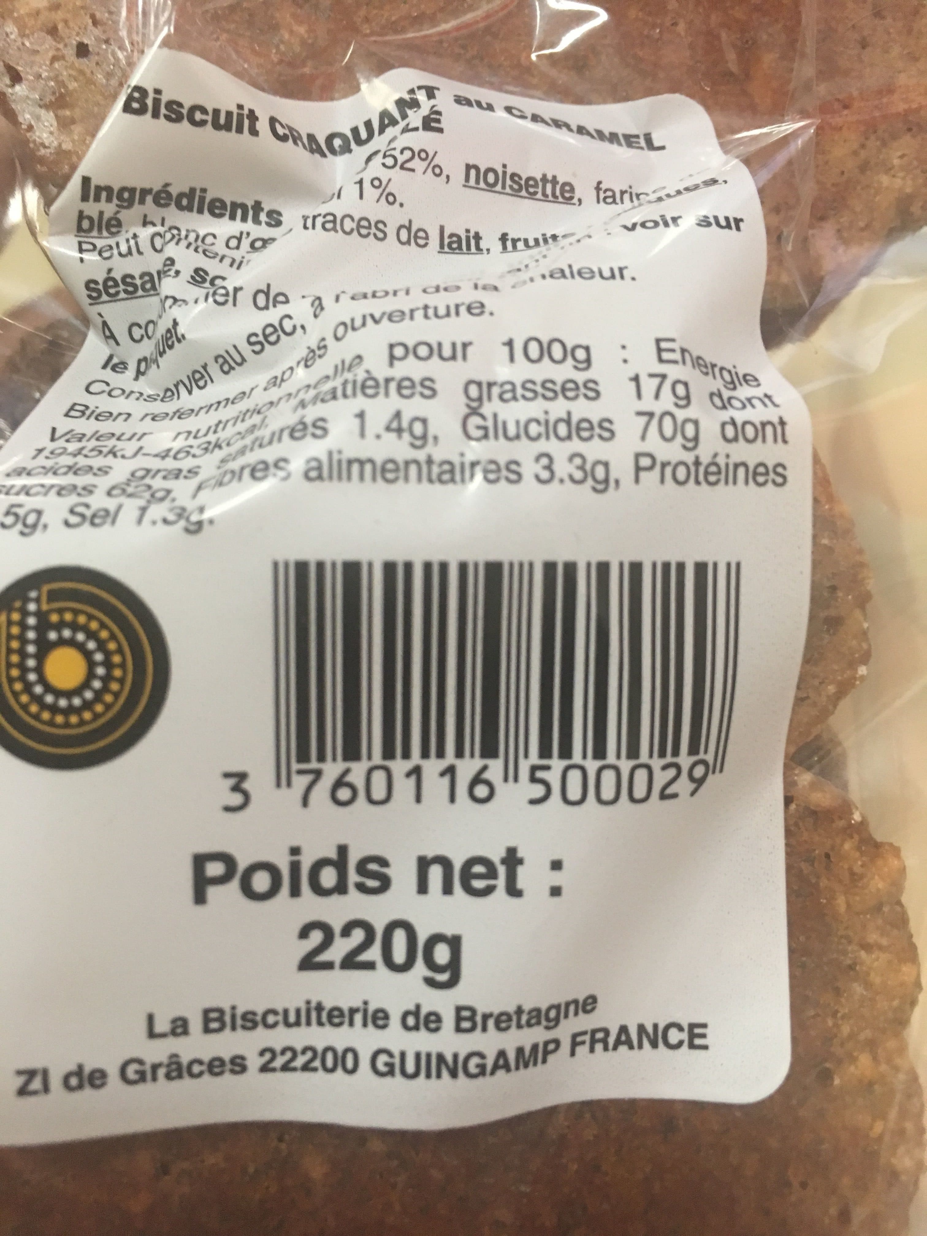 La Craquanterie Craquant au Caramel Salé packshot