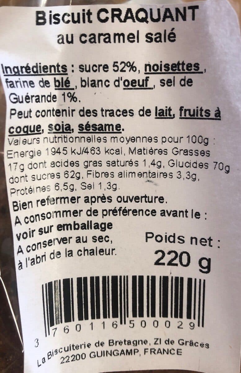 La Craquanterie Craquant au Caramel Salé packshot