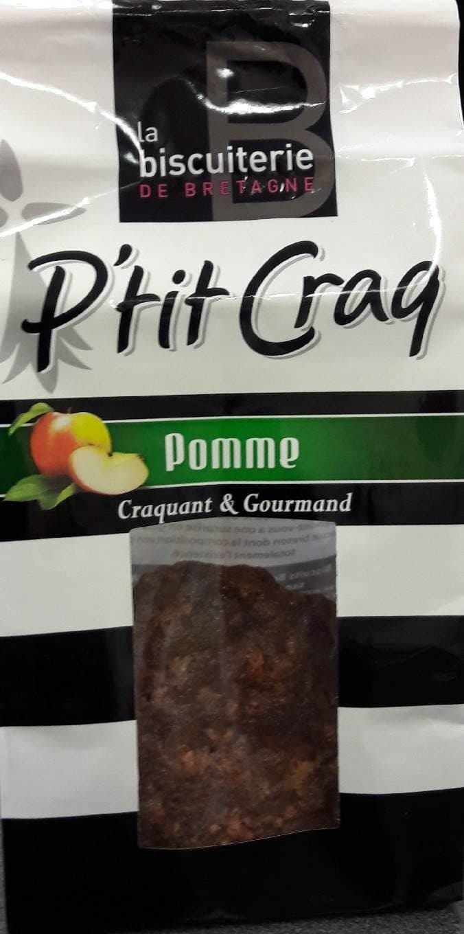 la biscuiterie de Bretagne Ptit Craq - pomme packshot