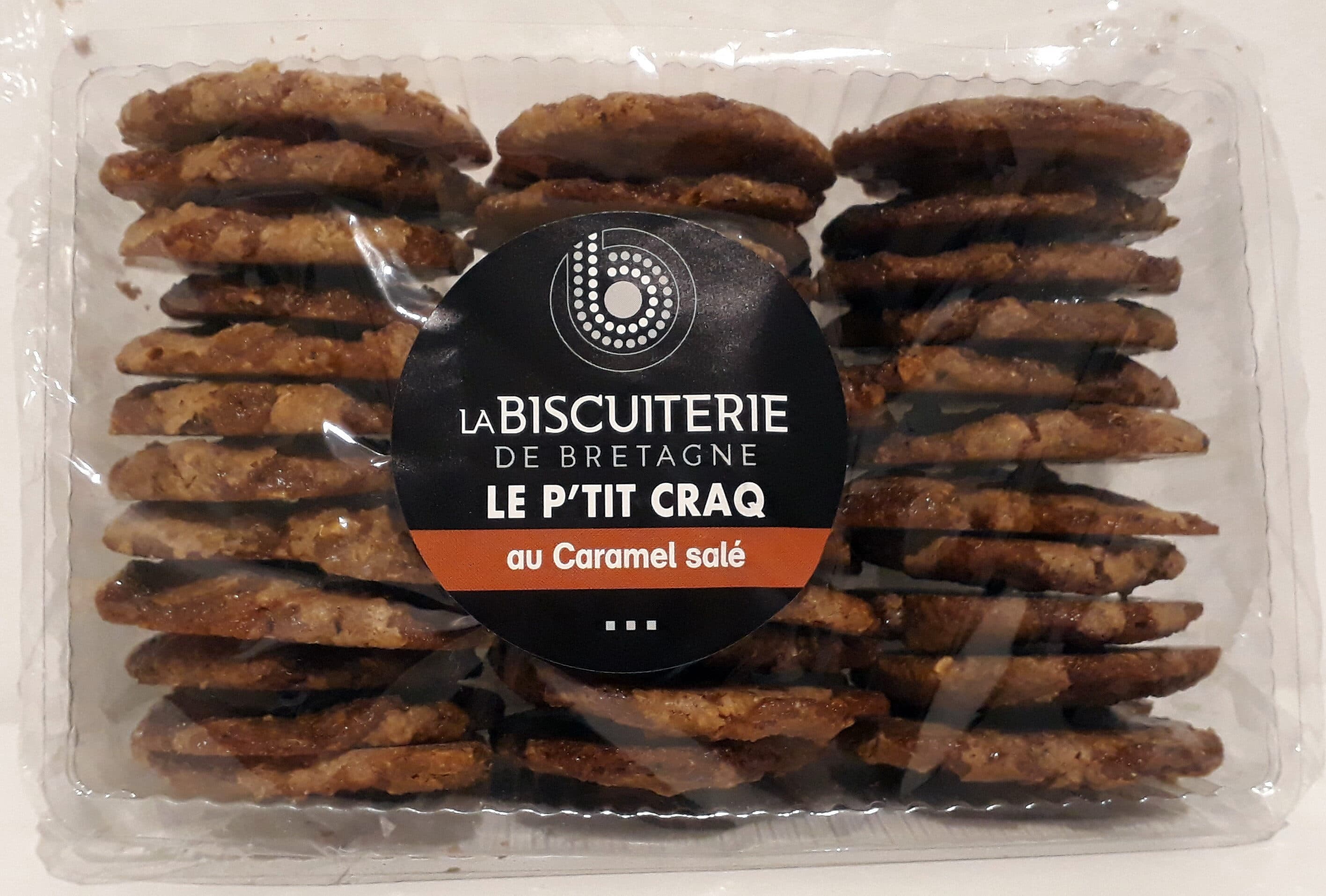 La Biscuiterie de Bretagne Le P'tit Craq au caramel salé packshot