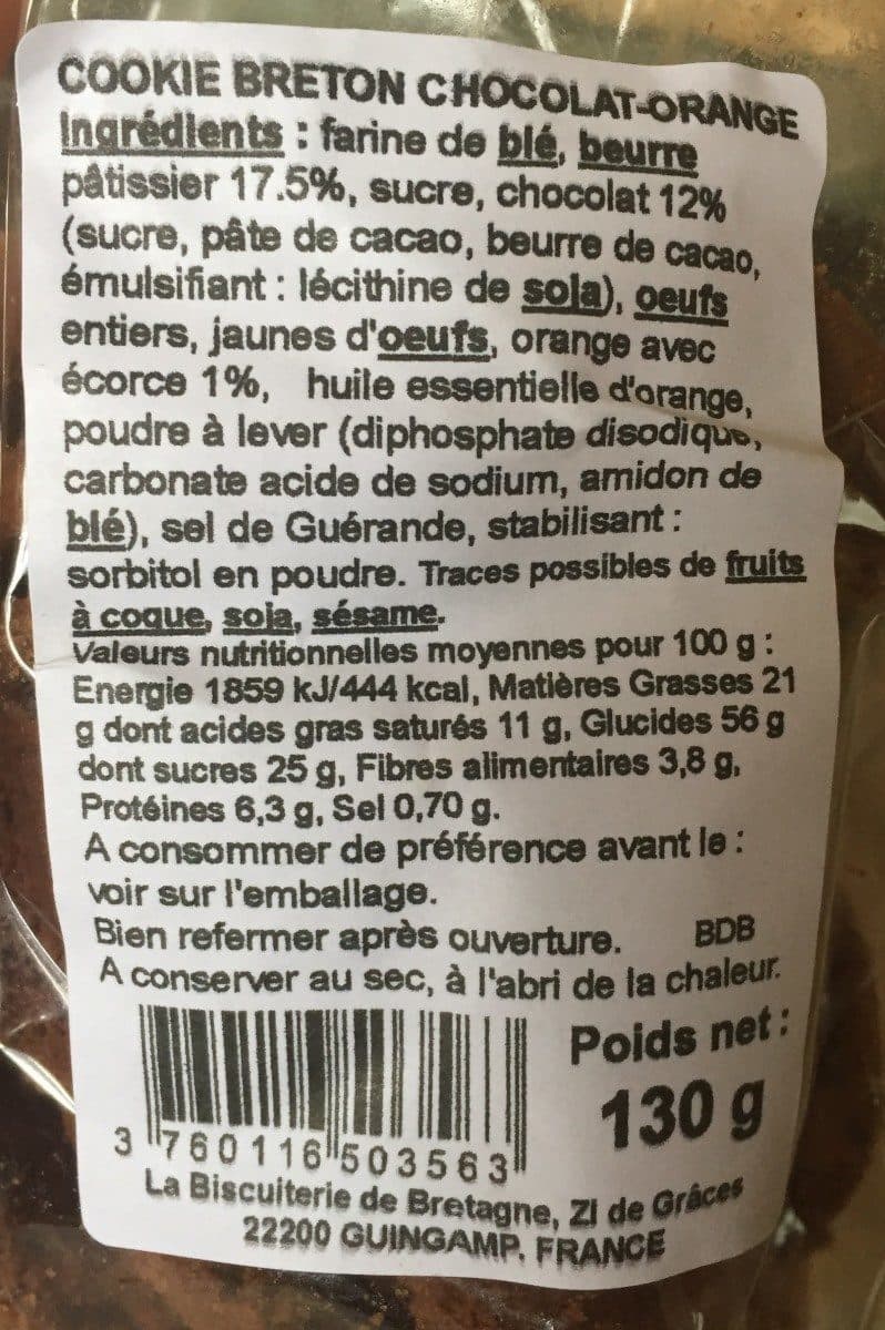 Open Food Facts Cookie breton packshot
