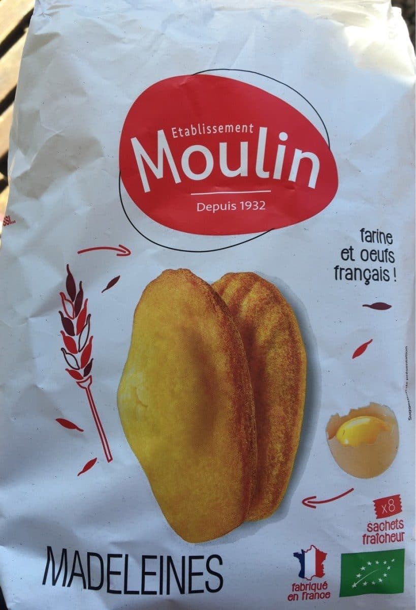 Open Food Facts Madeleines packshot