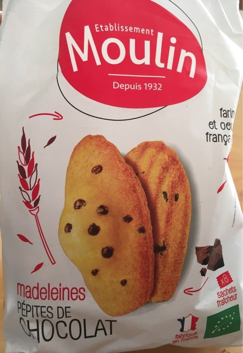 Open Food Facts Madeleines pepites de chocolat packshot