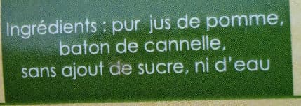 L'Atelier de Clotilde Jus de pomme canelle packshot