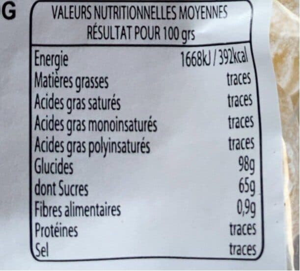 Les saucisses du plombier Bonbons nus pastille arome mirabelle packshot