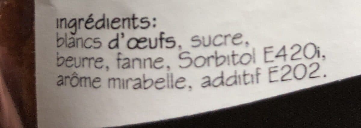 Open Food Facts Tuiles à la mirabelle packshot
