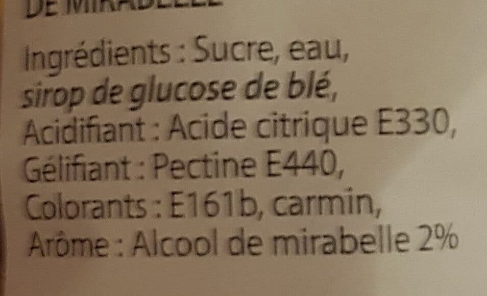 Les Saveurs du Colombier Confiseries Aromatisées à l'Alcool de Mirabelle de Lorraine packshot