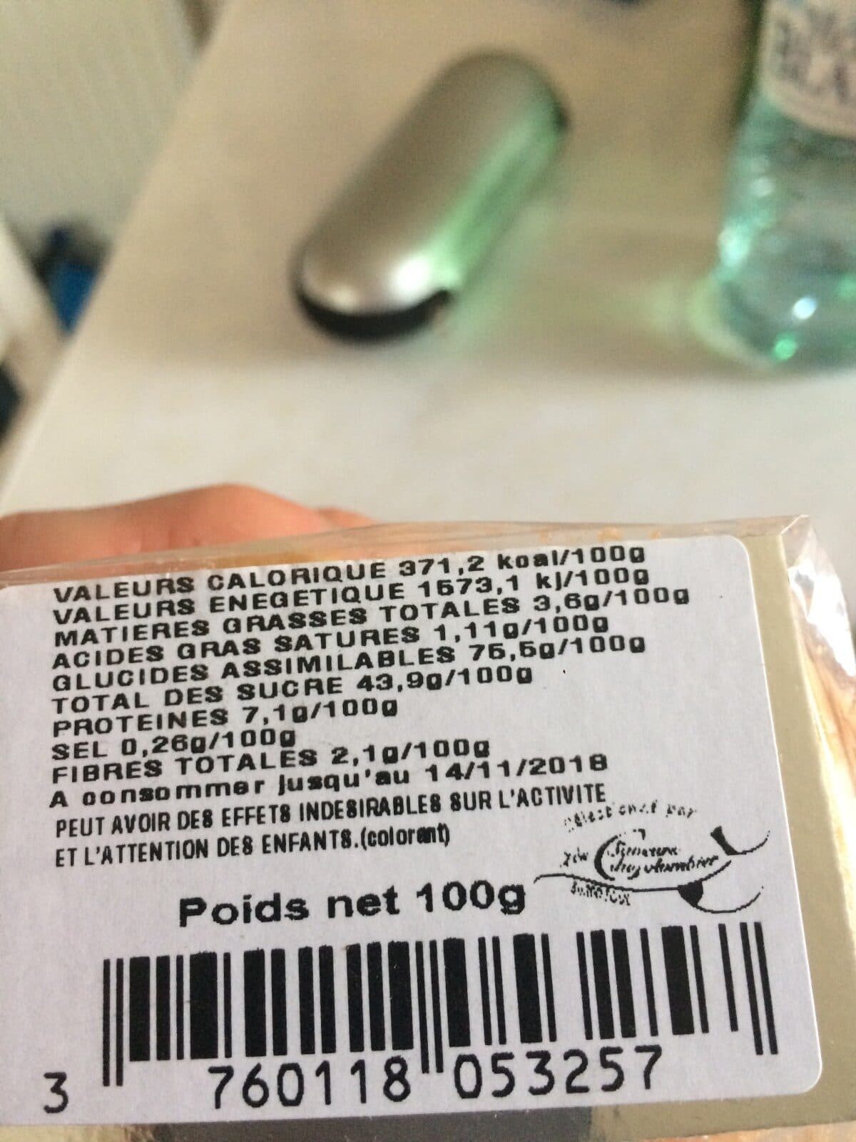 Open Food Facts Palets mirabelle packshot