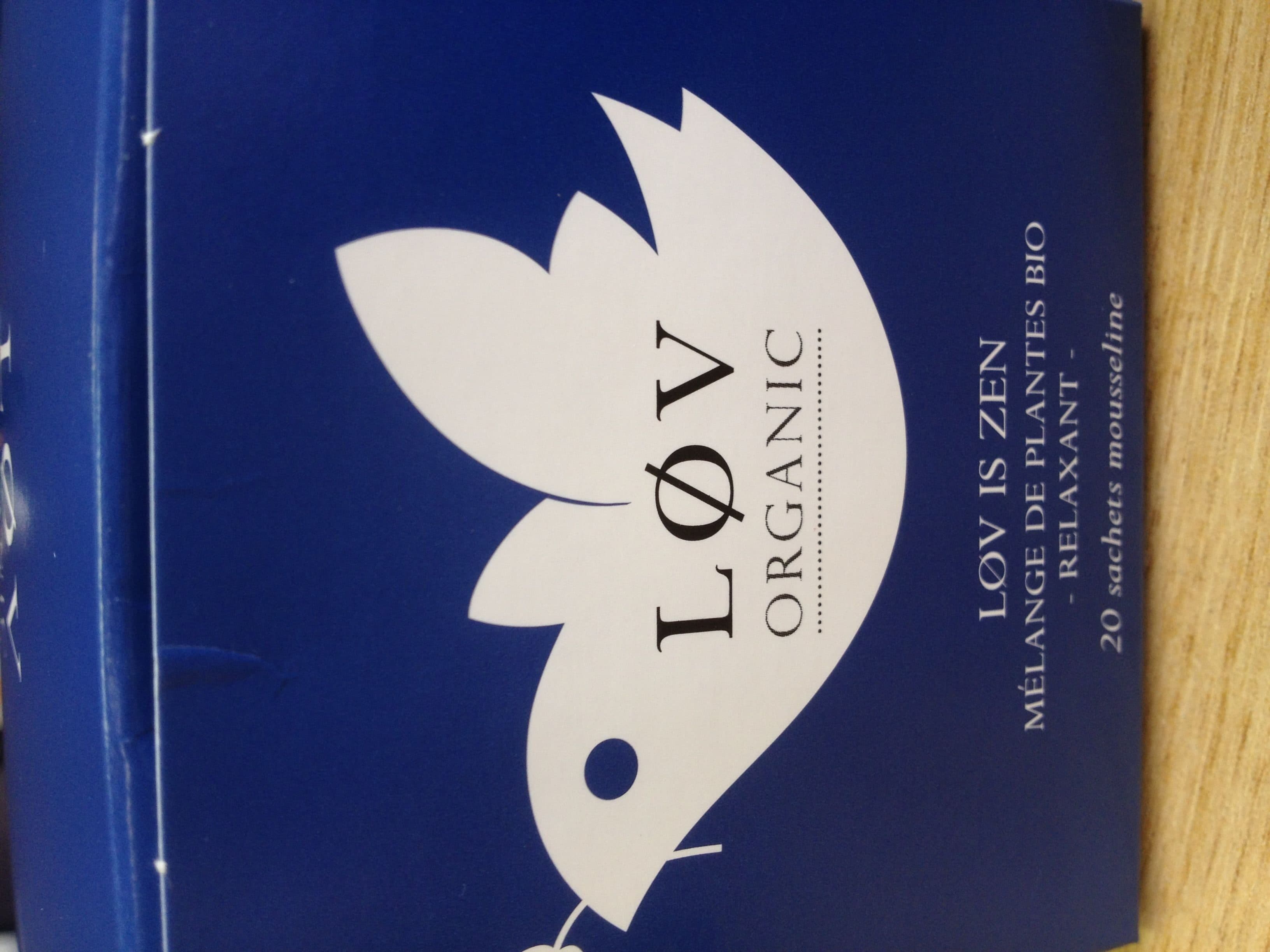 Lov organic Lov organic, organic herbal tea packshot