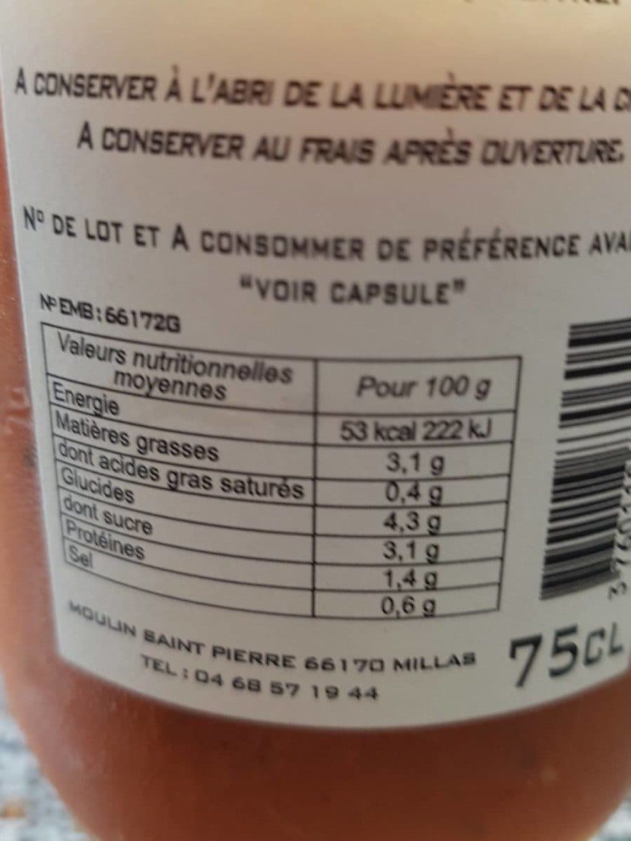 Open Food Facts Gaspacho packshot