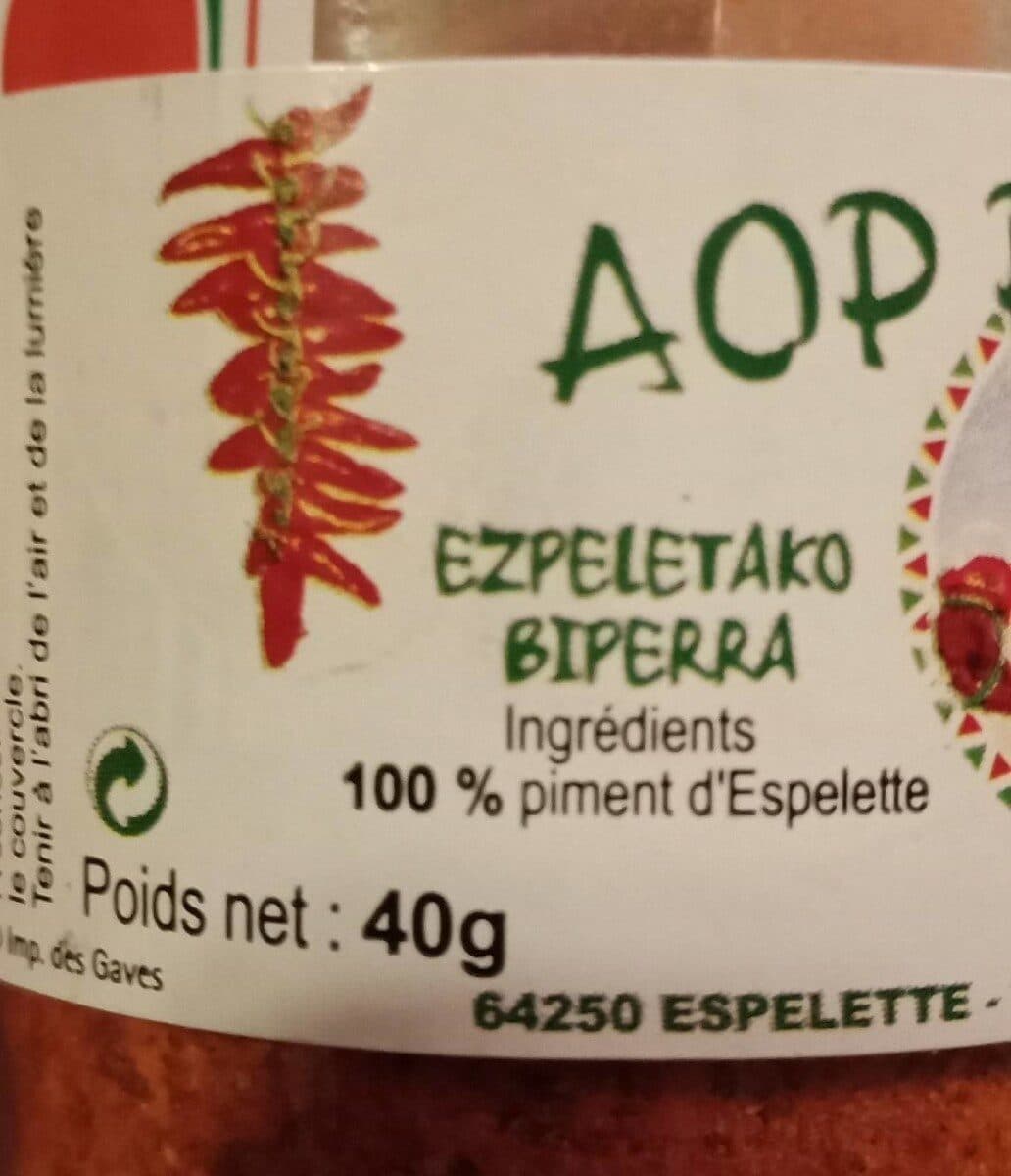 Legagnoa Piment d espelette packshot