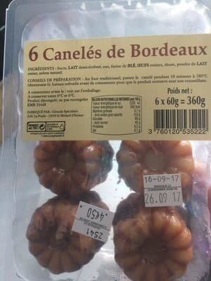 Casino 6 canelés de Bordeaux packshot