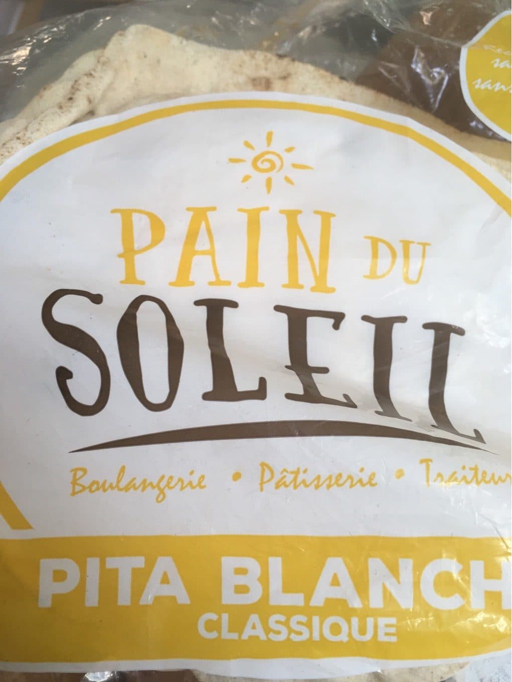 PAIN DU SOLEIL Pita Blanche Classique packshot