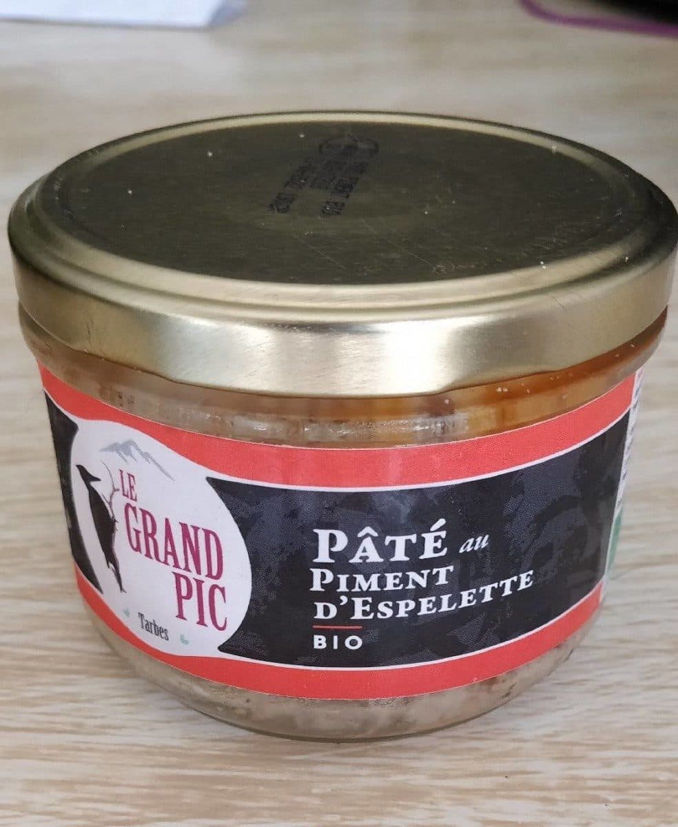 Le Grand Pic Pâté au piment d'Espelette Bio packshot