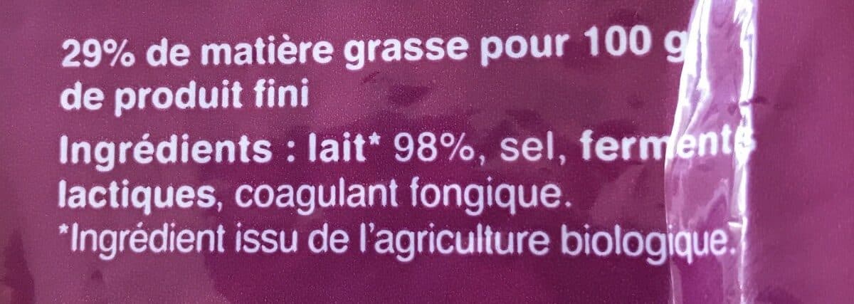 Biocoop Emmental râpé 29%MG 200g CC packshot