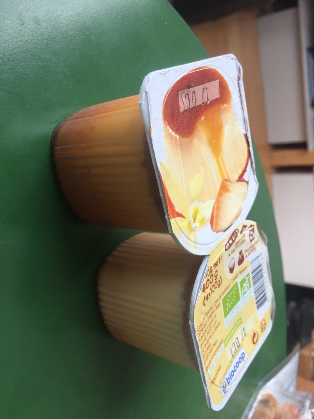 Biocoop Flan Vanille Caramel packshot