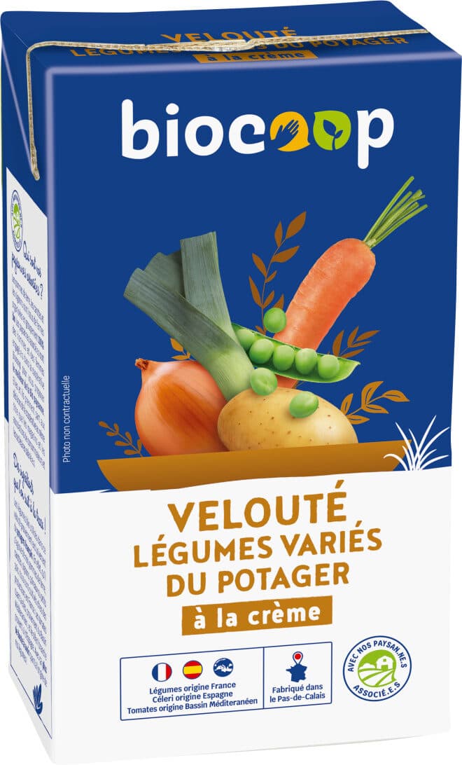 Biocoop Velouté légumes variés du potager 1L packshot