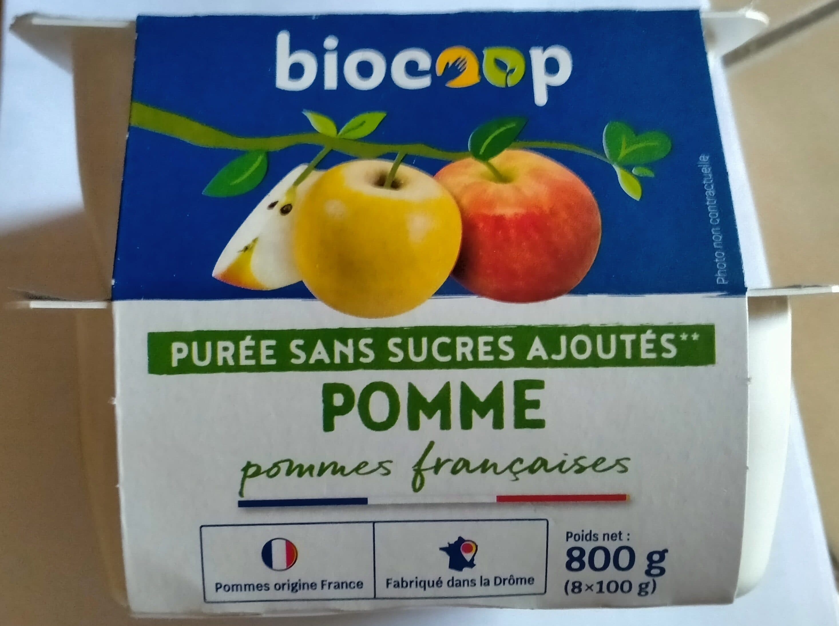 Biocoop Purée pomme packshot