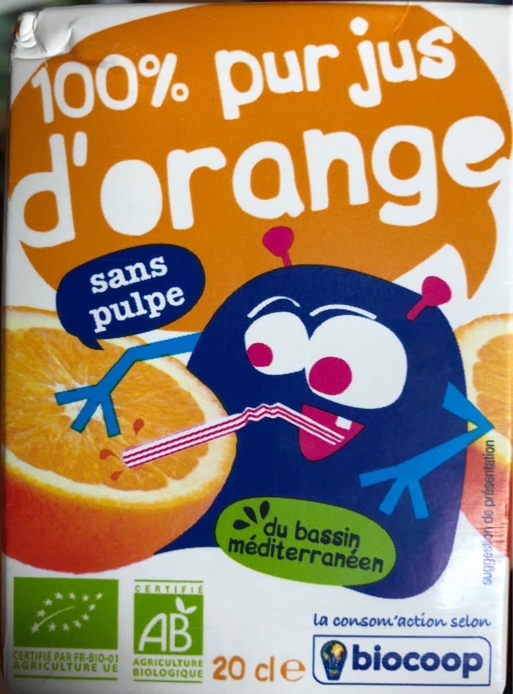 Biocoop Jus d'orange packshot