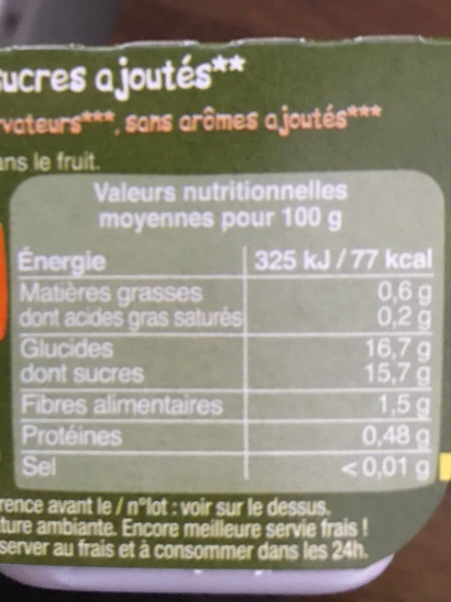 Biocoop Purée pomme mangue packshot