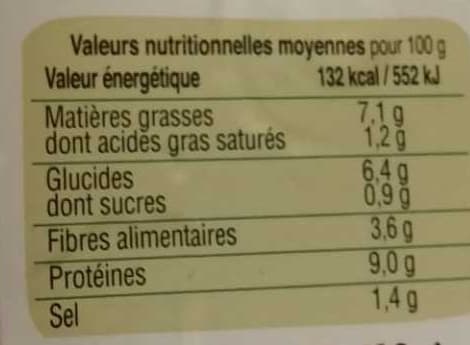 Biocoop Galettes tofu poireaux oignons packshot