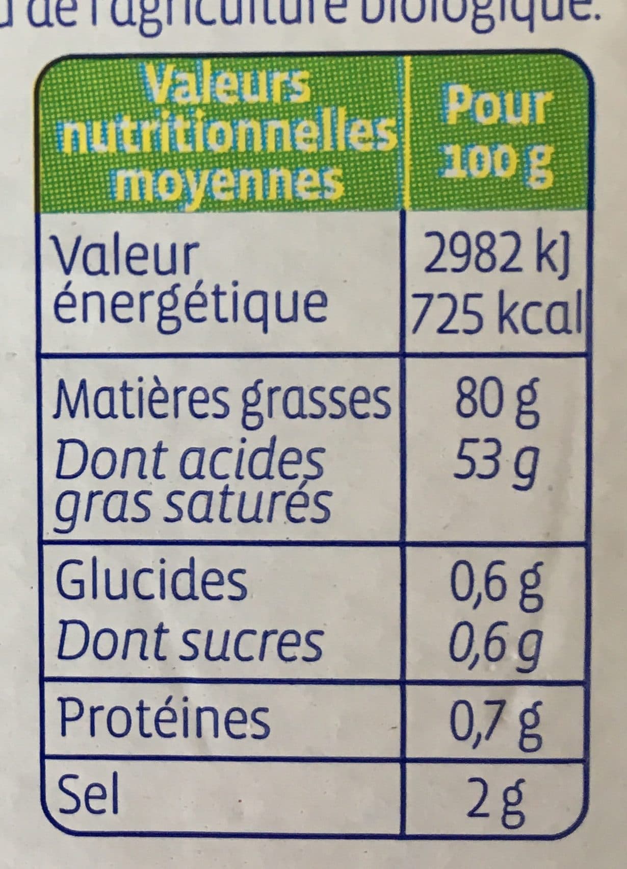Biocoop Beurre demi-sel de baratte 250g CC packshot