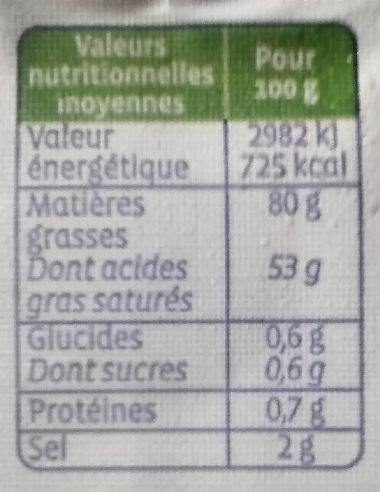 Biocoop Beurre de baratte demi-sel packshot
