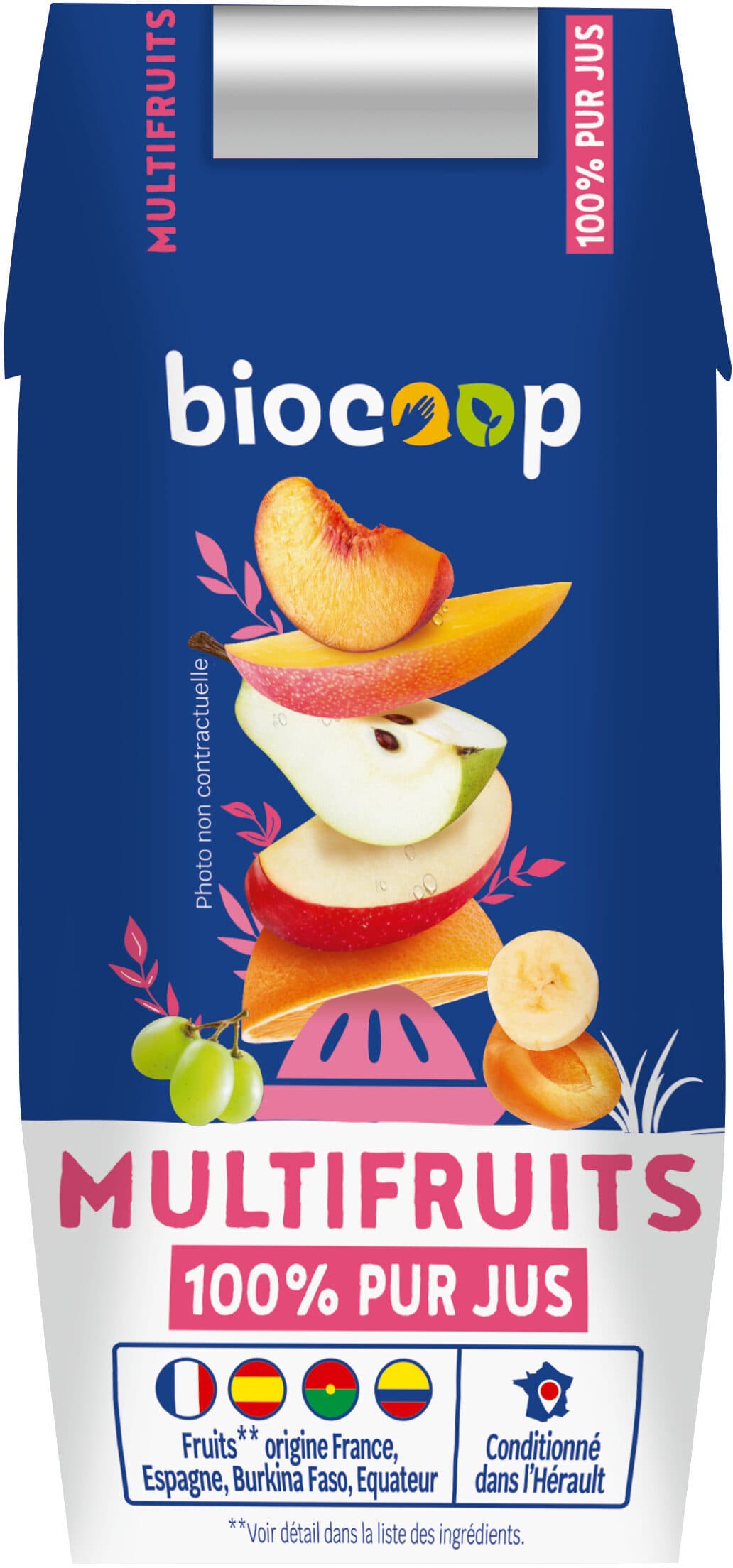 Biocoop Jus multifruits tétra packshot
