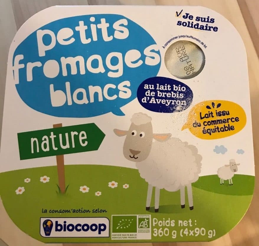 Biocoop Petits fromages blancs nature packshot