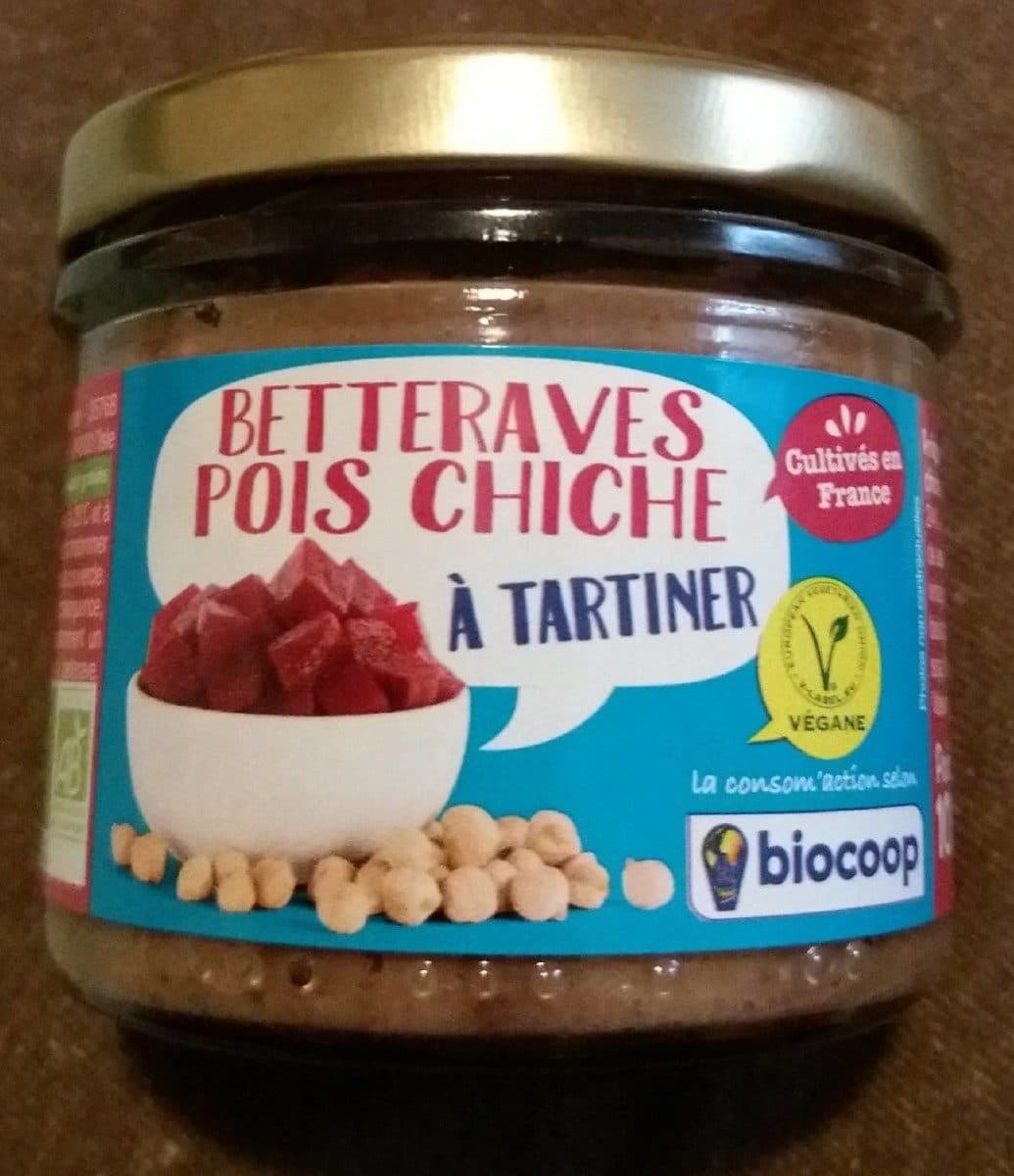 Biocoop Betteraves pois chiche à tartiner packshot