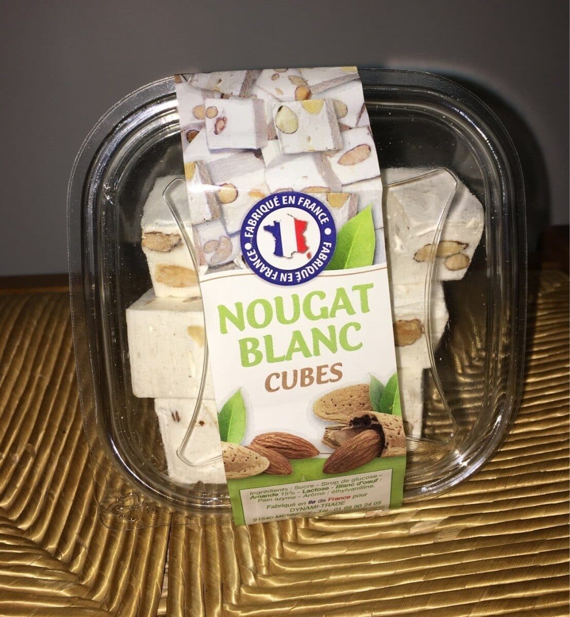 Open Food Facts Nougat blanc cube packshot