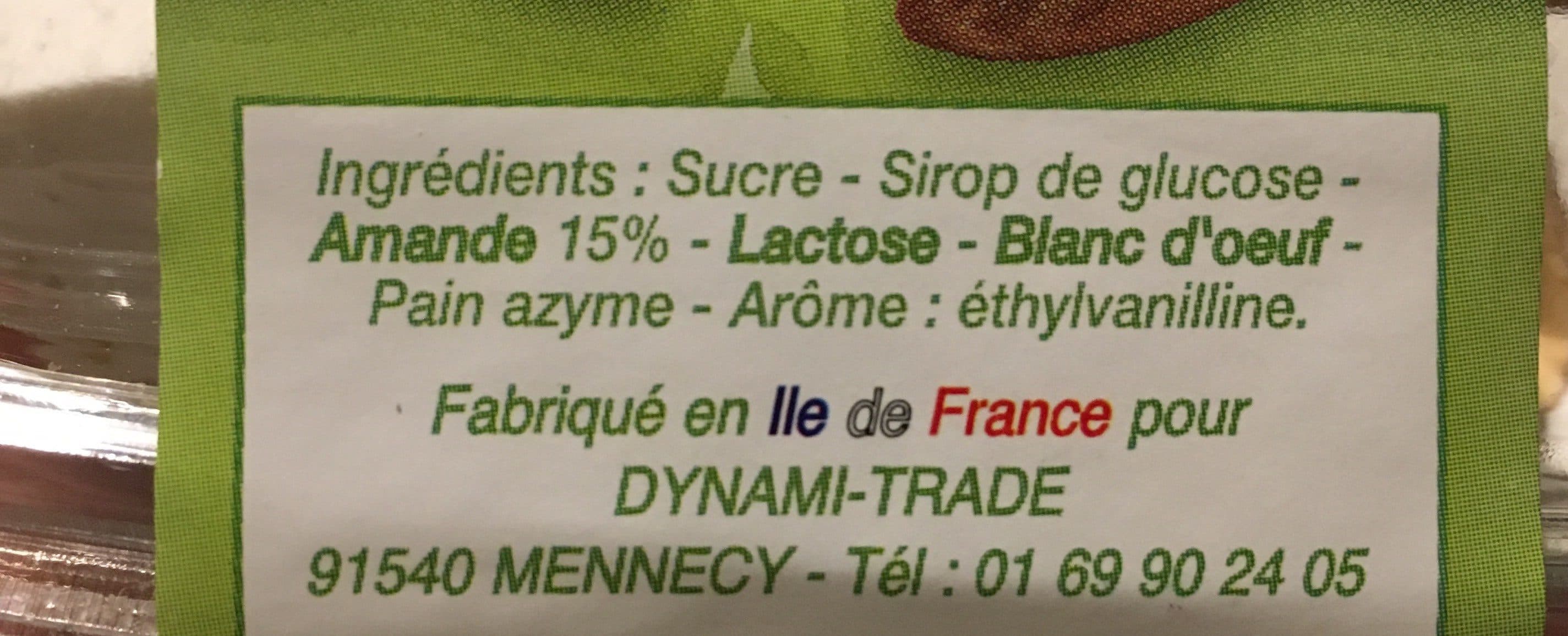 Open Food Facts Nougat blanc cube packshot