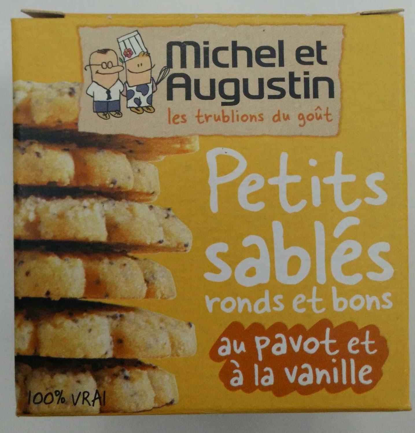Michel et Augustin Petits sablés ronds et bons packshot