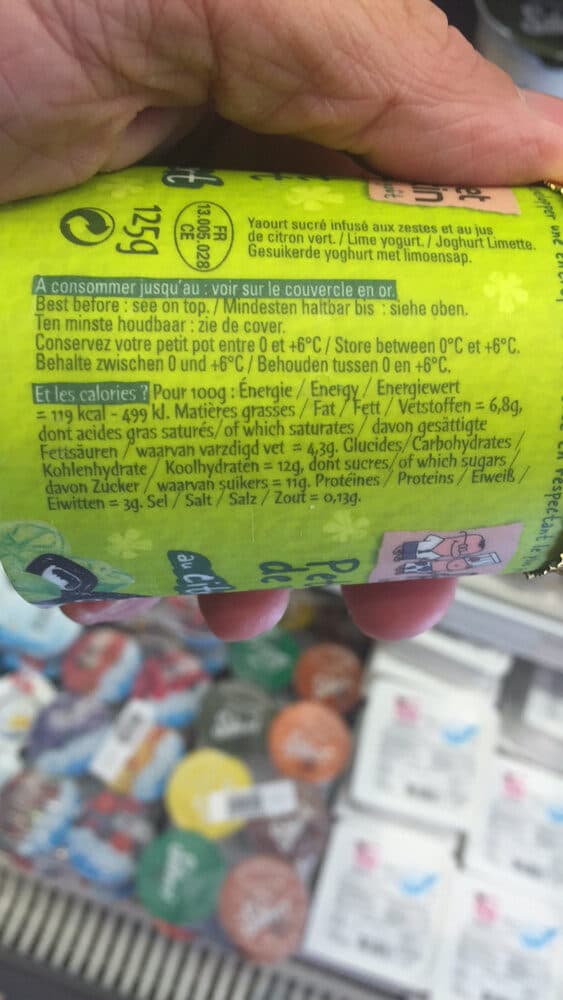 Michel et Augustin les trublions du goût Petit pot de yaourt au citron vert packshot