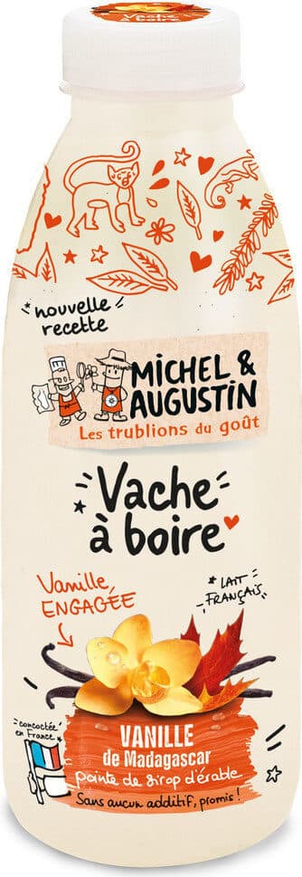 Michel et Augustin Vache à boire vanille de Madagascar packshot