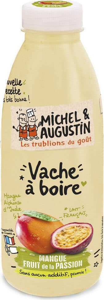 Michel et Augustin Vache à boire mangue passion packshot