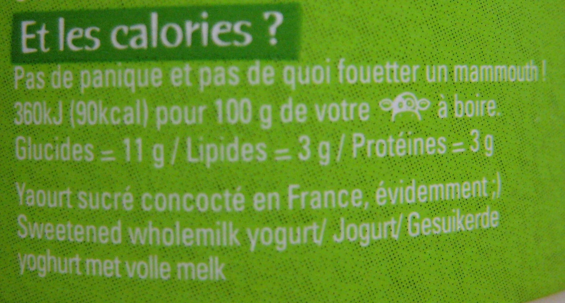 Michel et Augustin Vache à boire aux citrons jaune et vert packshot