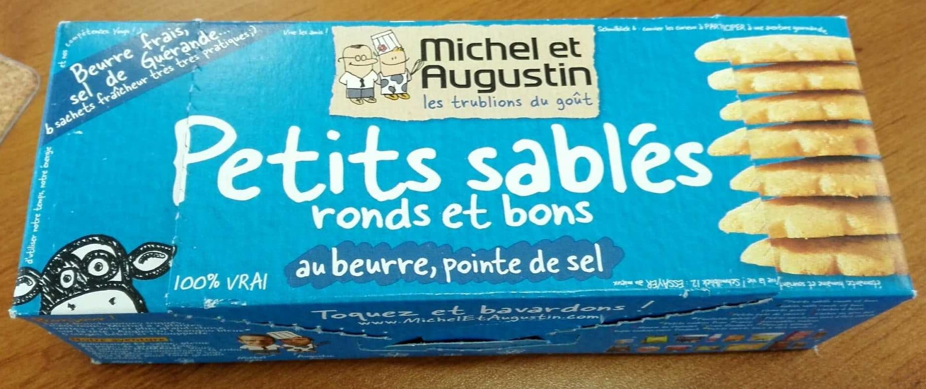 Michel et Augustin Petits sablés packshot