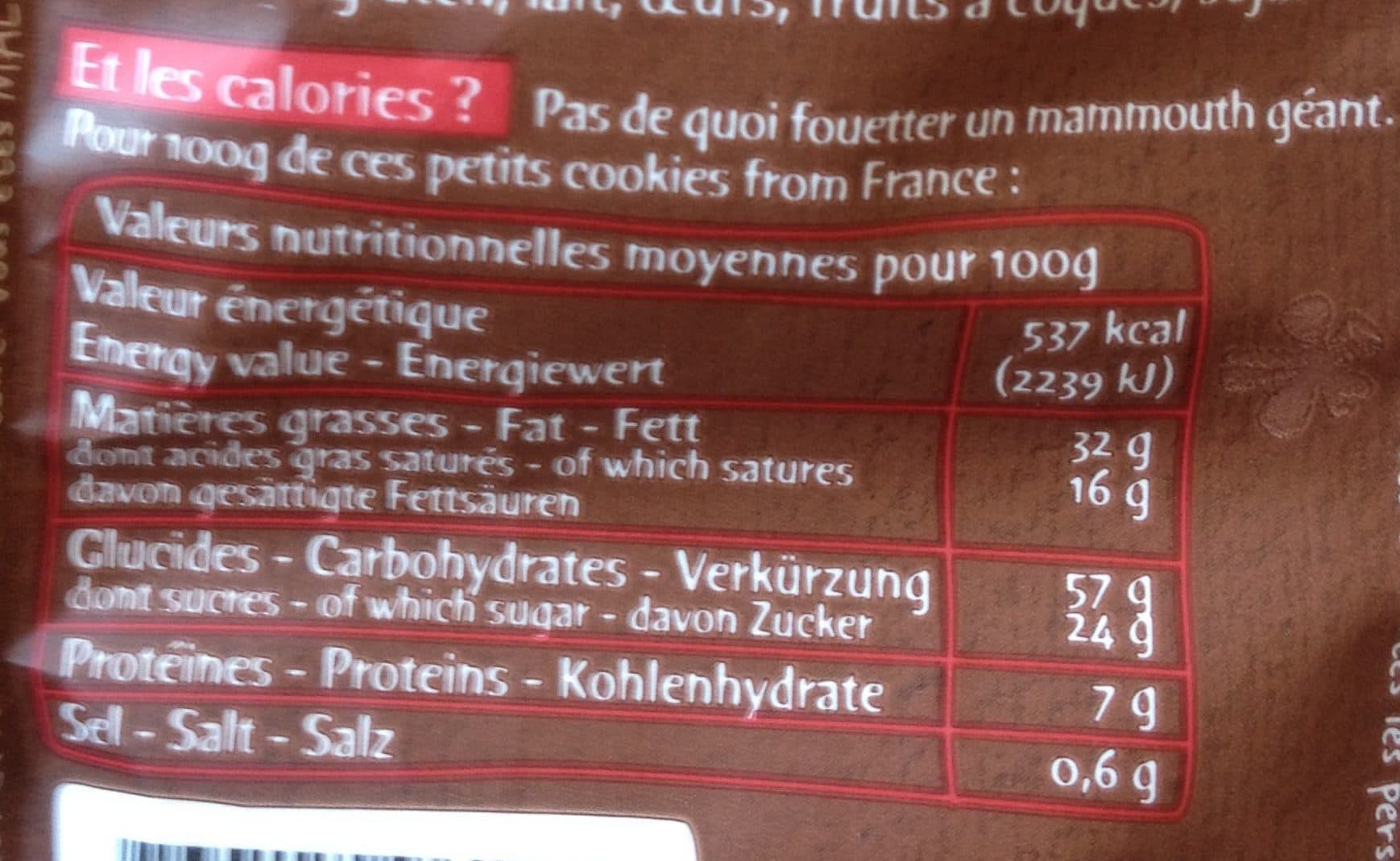 Michel et Augustin Petits cookies packshot